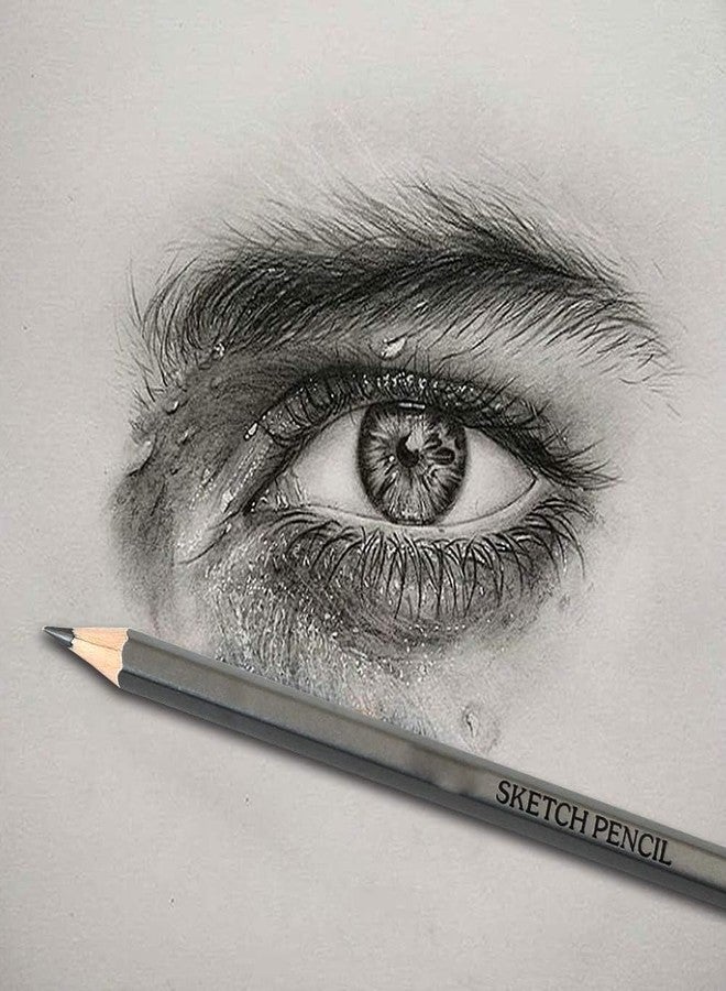 Qatalitic Set of 24 Sketching Pencils for Drawing and Fine Art, for Students, Professionals and Artists - Image 5